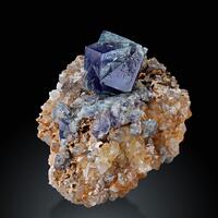 Fluorite On Quartz