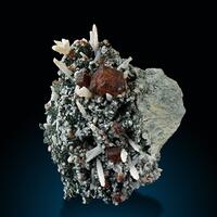 Andradite Quartz & Hedenbergite