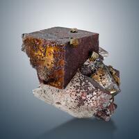 Fluorite Calcite & Chalcopyrite