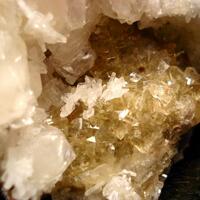 Fluorite With Baryte & Calcite