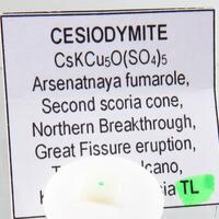 Cesiodymite & Chalcocyanite