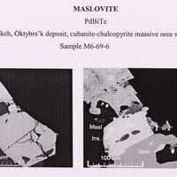 Maslovite Insizwaite & Sobolevskite