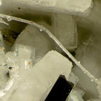 Elpidite & Petersenite-(Ce) With Arfvedsonite On Aegirine & Fluorapatite