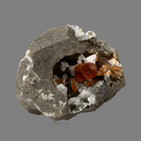 Ferroan Calcite With Phacolite
