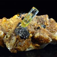 Beryl Var Aquamarine With Mica & Schorl