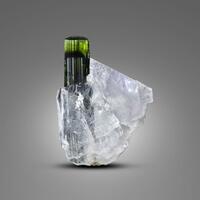 Elbaite With Quartz