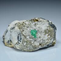 Emerald Pyrite On Calcite