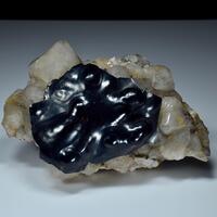 Hematite On Quartz On Fluorite