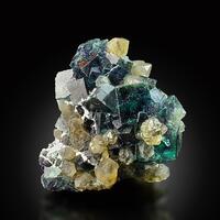 Fluorite With Quartz