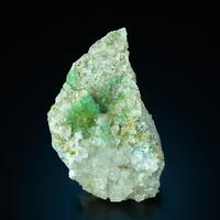 Fluorite With Calcite On Granite