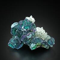 Fluorite With Quartz