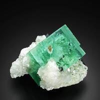 Fluorite With Calcite & Ferberite