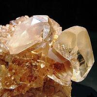 Calcite On Fluorite