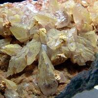 Mottramite & Calcite