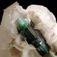 Tourmaline Var Indicolite & Quartz