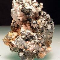 Arsenopyrite Rhodochrosite & Pyrite