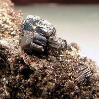 Bournonite With Arsenopyrite & Native Arsenic