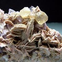 Baryte Fluorite Smithsonite & Calcite