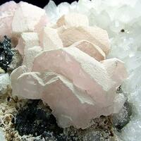 Manganoan Calcite Quartz & Galena