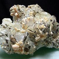 Calcite Pyrite & Stilbite