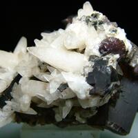 Calcite On Fluorite