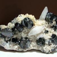 Sphalerite & Calcite On Ankerite