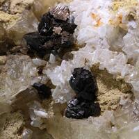 Limonite Psm Marcasite With Baryte & Calcite