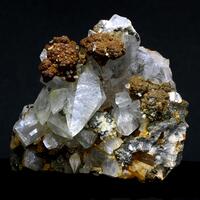 Calcite With Pyrite & Barian Celestine