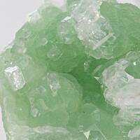 Apophyllite On Prehnite