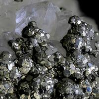 Pyrite On Quartz Psm Fluorite