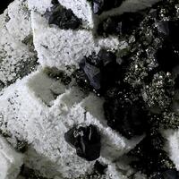 Calcite Sphalerite & Pyrite With Prase