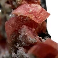 Rhodochrosite Fluorapatite & Quartz