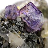 Fluorite Arsenopyrite & Quartz