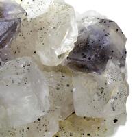 Fluorite & Calcite With Pyrite Inclusions