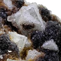 Fluorite Siderite & Quartz With Calcite