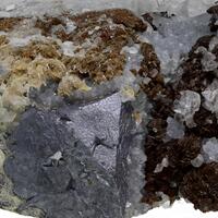 Galena Calcite Siderite & Quartz