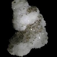 Quartz & Calcite With Pyrolusite Inclusions