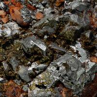Arsenopyrite & Pyrite With Adularia & Chlorite