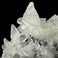 Fluorite With Jamesonite Inclusions & Calcite