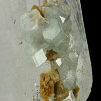 Apatite & Siderite On Quartz