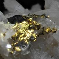 Orthobrannerite On Native Gold