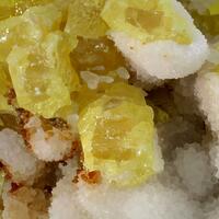 Native Sulphur & Calcite