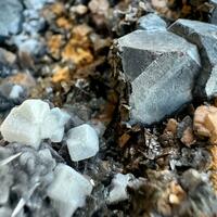 Galena With Siderite Fluorite & Aragonite