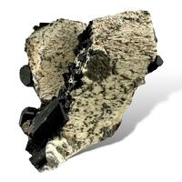 Schorl On Orthoclase With Mica