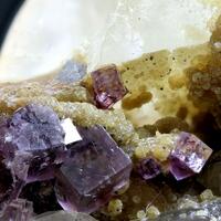 Fluorite Siderite & Quartz