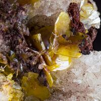 Wulfenite & Calcite