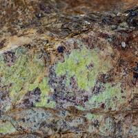 Autunite On Feldspar