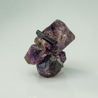 Amethyst Smoky Quartz Goethite & Tourmaline