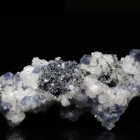 Fluorite With Calcite & Galena