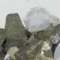 Pyrite Psm Pyrrhotite With Arsenopyrite & Calcite